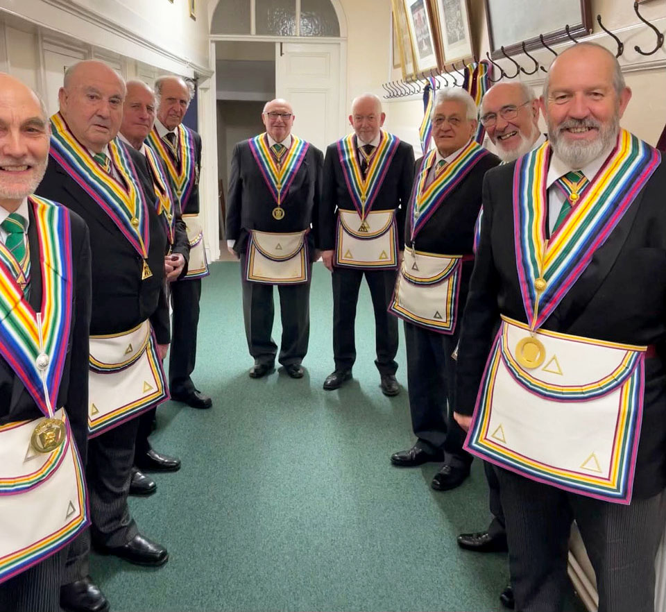 The Deputy Provincial Grand Master makes a visit to see March in - in Style